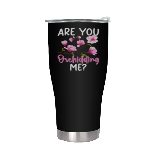 Funny Houseplant Orchid Gardening Stainless Steel Tumblers