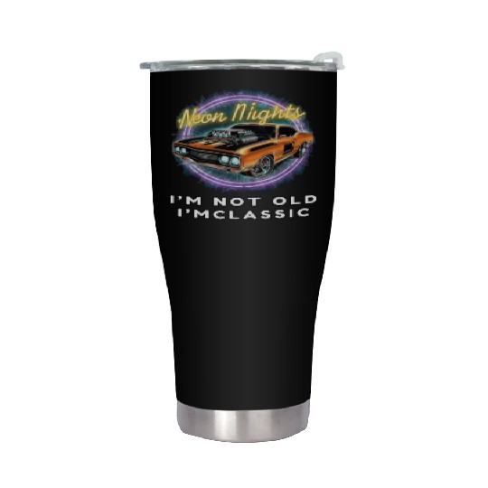 Timeless Neon Statement Stainless Steel Tumblers - Hot Rod