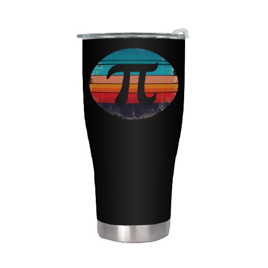 Pi Day 3.14 Nerd Humor & Math Symbol Fun Design Stainless Steel Tumblers
