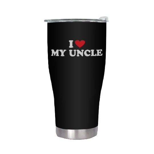I Love My Uncle Stainless Steel Tumblers