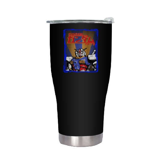 Gundam RX 78 Stainless Steel Tumblers