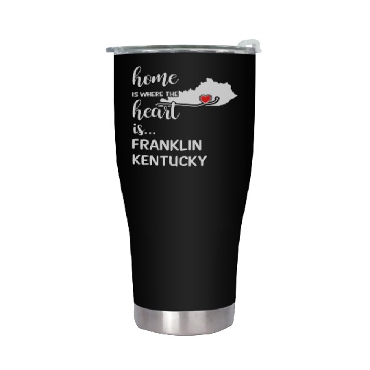 Franklin County Kentucky Is Where My Heart Is Gift Stainless Steel Tumblers