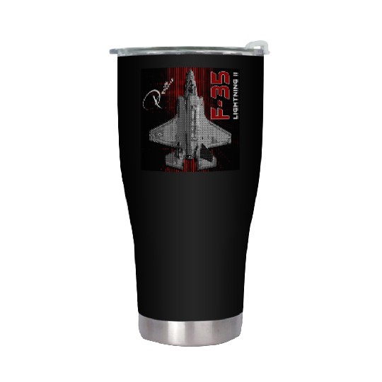 Lockheed Martin F-35 Lightning II Stainless Steel Tumblers