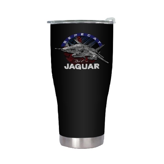 Sepecat Jaguar British-French Fighterjet Military Stainless Steel Tumblers