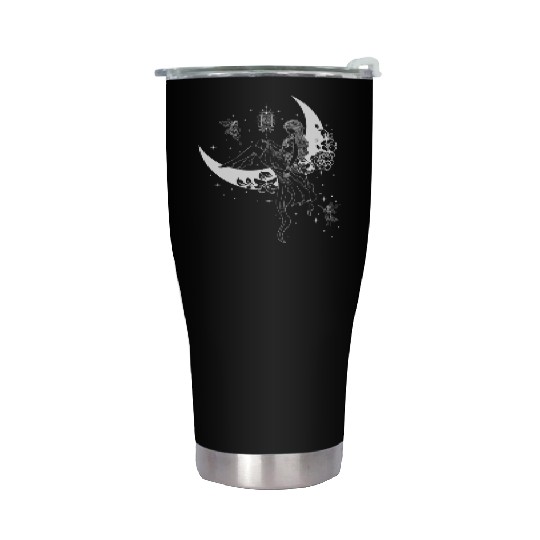 Fairy Fairycore Moon Crescent Moon Stainless Steel Tumblers
