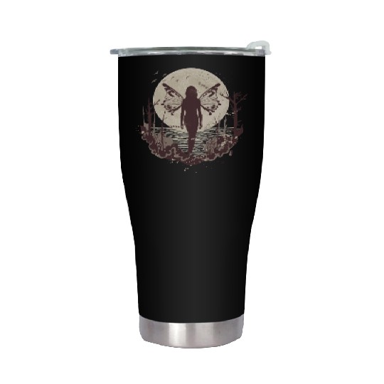 Fairy Fairycore Moon Fairy Stainless Steel Tumblers
