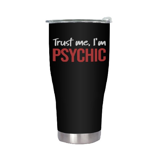 Trust Me, I'm Psychic Celestial Card Decks Stainless Steel Tumblers