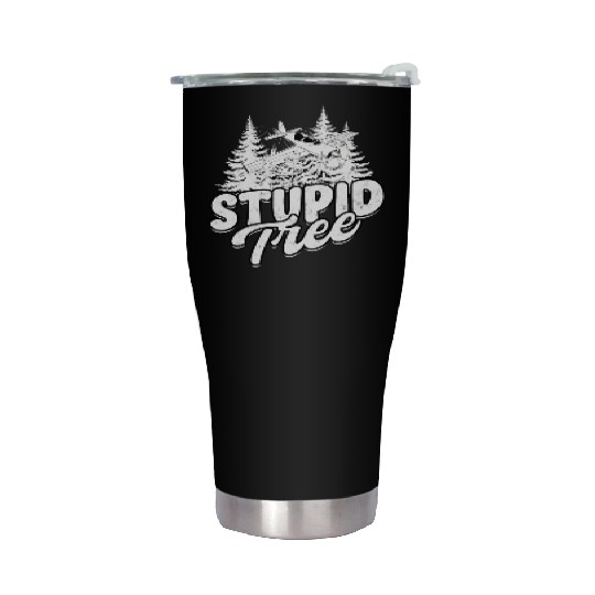 RC Plane Pilot Stupid Tree Stainless Steel Tumblers
