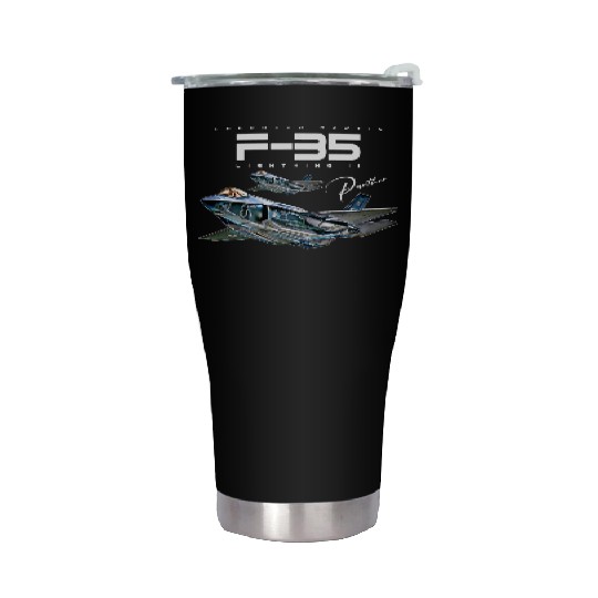 Lockheed Martin F-35 Lightning II Stainless Steel Tumblers