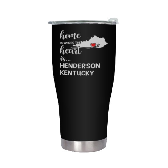 Henderson County Kentucky Is Where My Heart Is Stainless Steel Tumblers