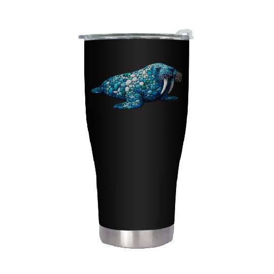 Serene Seas Walrus Stainless Steel Tumblers