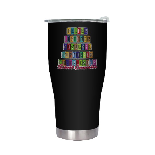 School Counselor Back to School Stainless Steel Tumblers