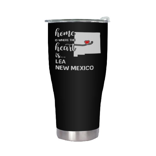 Lea County New Mexico Is Where My Heart Is Gift Stainless Steel Tumblers