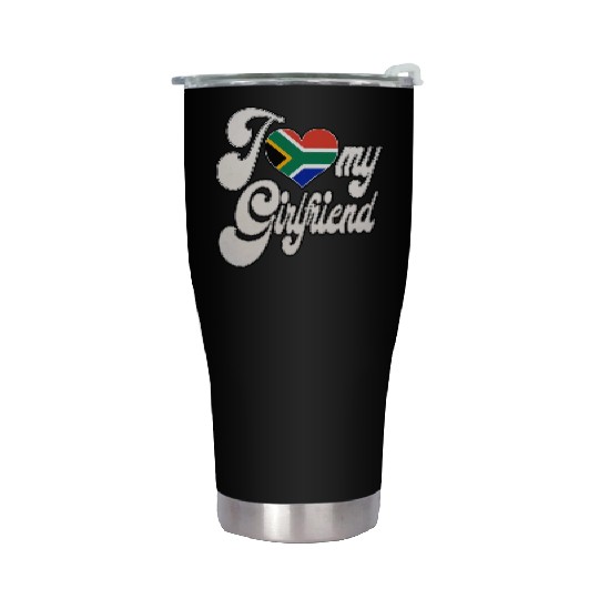 uploadedI Love My South African Girlfriend Stainless Steel Tumblers