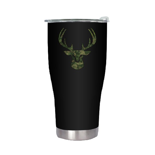 Deer Hunter Tree camouflage Stainless Steel Tumblers