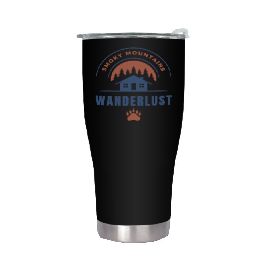 Wanderlust in the Smokies Explore Nature's Beauty Stainless Steel Tumblers