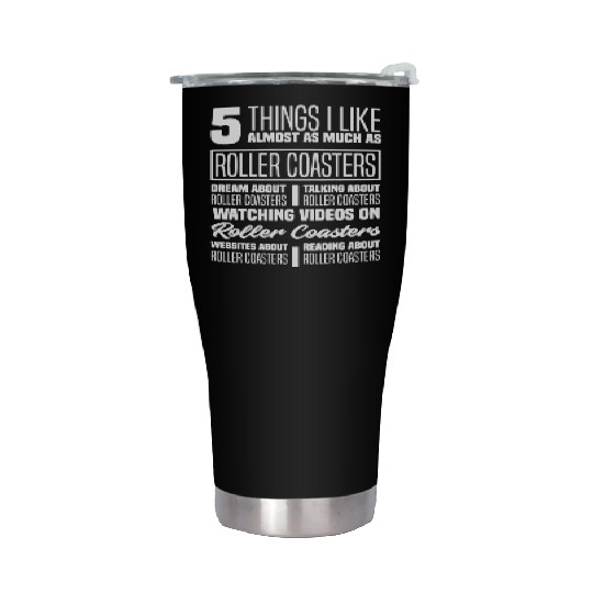 Roller Coaster Riding Roller Coaster Fan Stainless Steel Tumblers