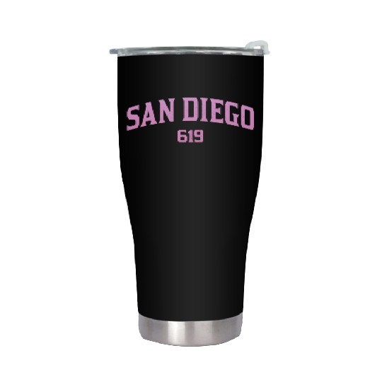 San Diego California Vintage Souvenir Stainless Steel Tumblers