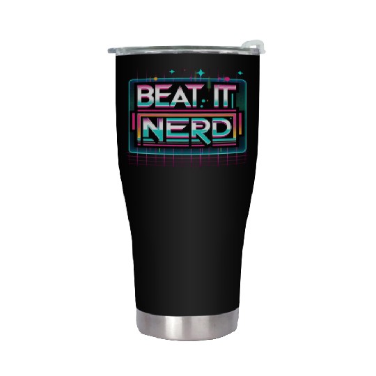 Beat it Nerd 15 Stainless Steel Tumblers