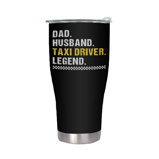 Dad Taxi Driver Stainless Steel Tumblers