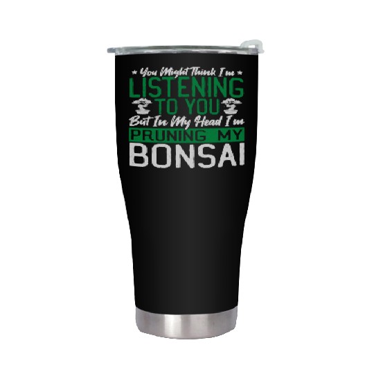 Bonsai Master Gardener Planting Bonsai Basics Stainless Steel Tumblers