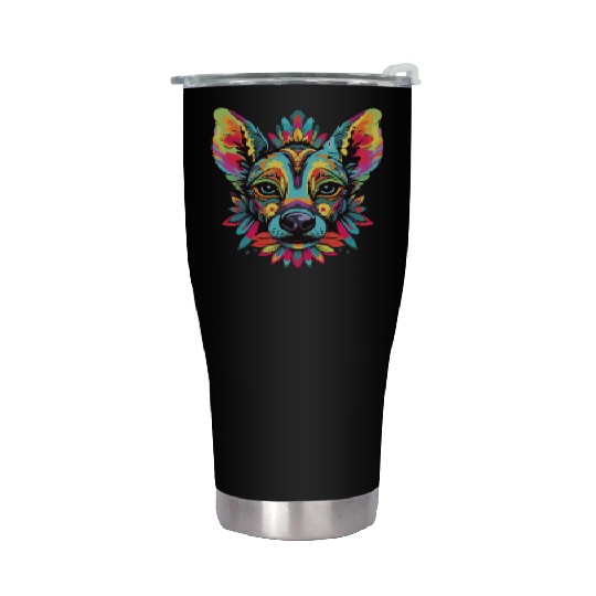 Watercolor Colorful Peruvian Inca Orchid Stainless Steel Tumblers