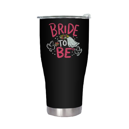 Bride To Be Engagement Marriage Bachelorette Party Stainless Steel Tumblers