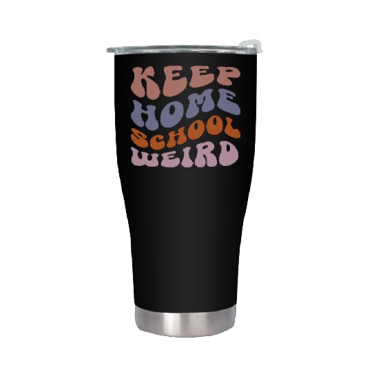 Keep Homeschool Weird Stainless Steel Tumblers