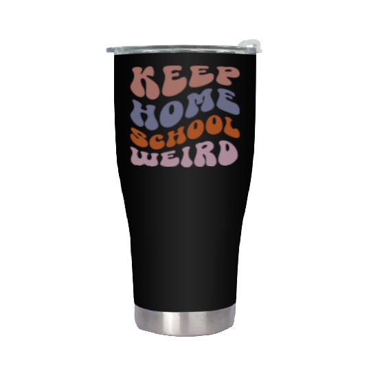 Keep Homeschool Weird Stainless Steel Tumblers