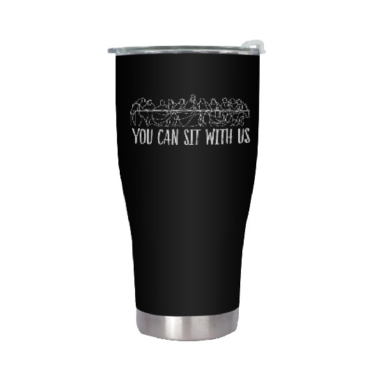 You can sit with us Jesus and twelve apostles Stainless Steel Tumblers