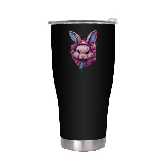 Sticky Rabbit Graffiti Tees Stainless Steel Tumblers