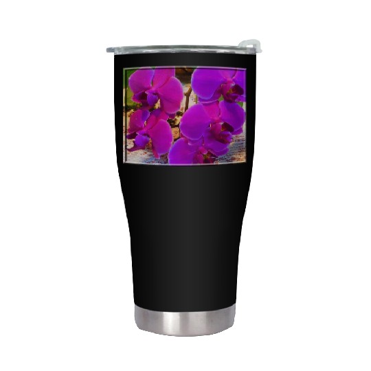Orchid 4 Stainless Steel Tumblers
