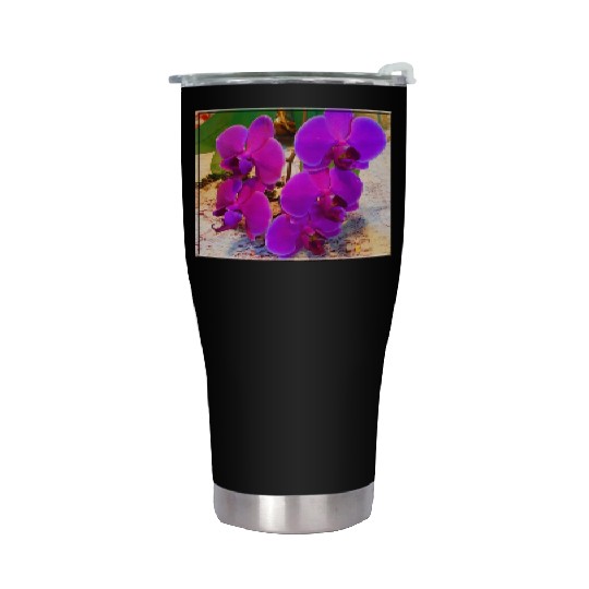 Orchid 3 Stainless Steel Tumblers