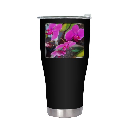 Orchid 1 Stainless Steel Tumblers