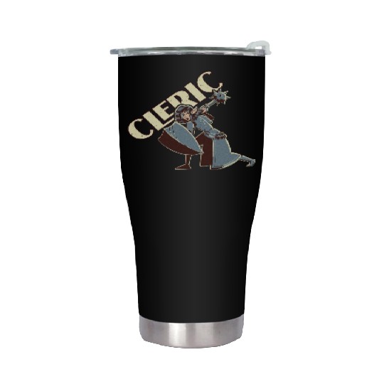 Retro Elf Cleric Stainless Steel Tumblers