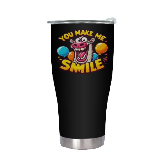 Joyful Donkey A Smile Inducing Design Stainless Steel Tumblers