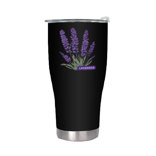 Lavender - Pot Label Stainless Steel Tumblers