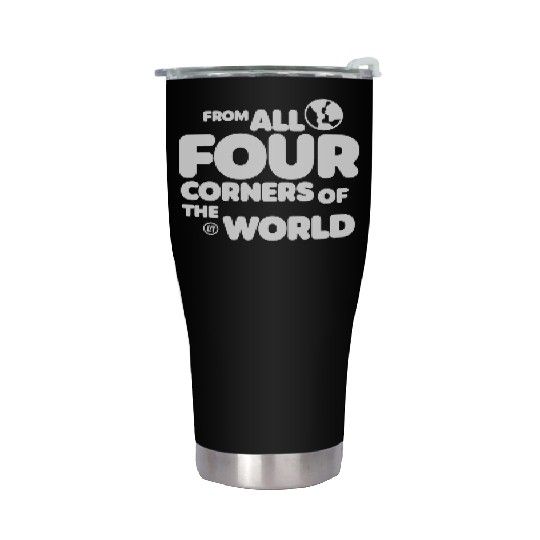 Lando Norris Merch Worldwide Globe Stainless Steel Tumblers