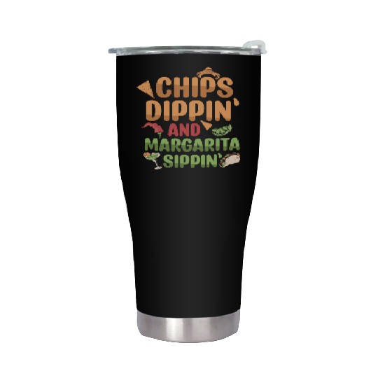 Margarita Sippin' Summer Vibes Stainless Steel Tumblers