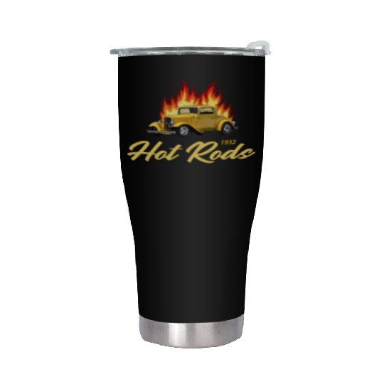 1932 VINTAGE HOT ROD CAR Stainless Steel Tumblers