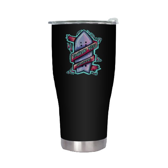 Thank you Skateboarding Stainless Steel Tumblers