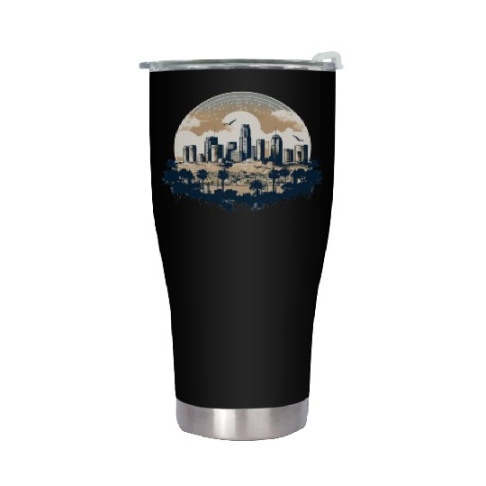 Los Angeles - City of Angels Stainless Steel Tumblers