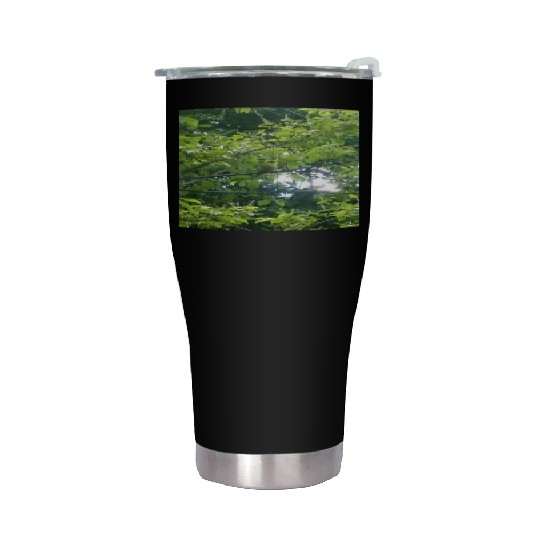 Camouflage Parakeet in Tree Gifts for Animal Lover Stainless Steel Tumblers