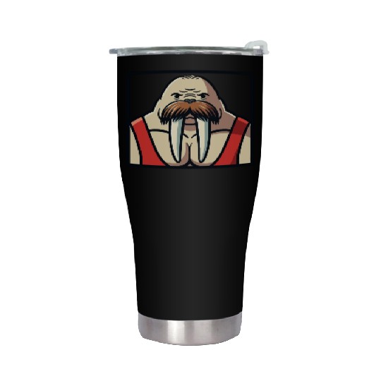 Walrus Wrestler Stainless Steel Tumblers