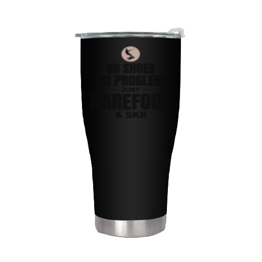Barefoot Water Skiing Extreme Sports Barefooting Stainless Steel Tumblers