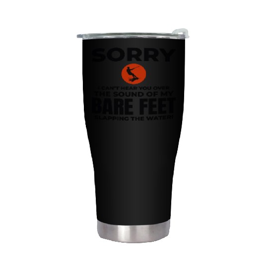 Barefoot Water Skiing Extreme Sports Barefooting Stainless Steel Tumblers