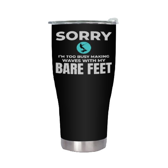 Barefoot Water Skiing Extreme Sports Barefooting Stainless Steel Tumblers