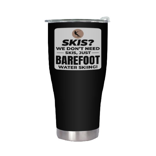 Barefoot Water Skiing Extreme Sports Barefooting Stainless Steel Tumblers
