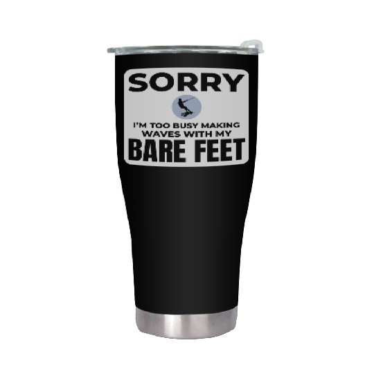 Barefoot Water Skiing Extreme Sports Barefooting Stainless Steel Tumblers