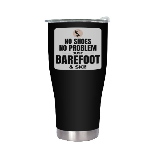 Barefoot Water Skiing Extreme Sports Barefooting Stainless Steel Tumblers